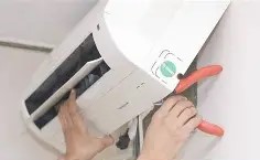 فحص وتسليك صرف المكيف